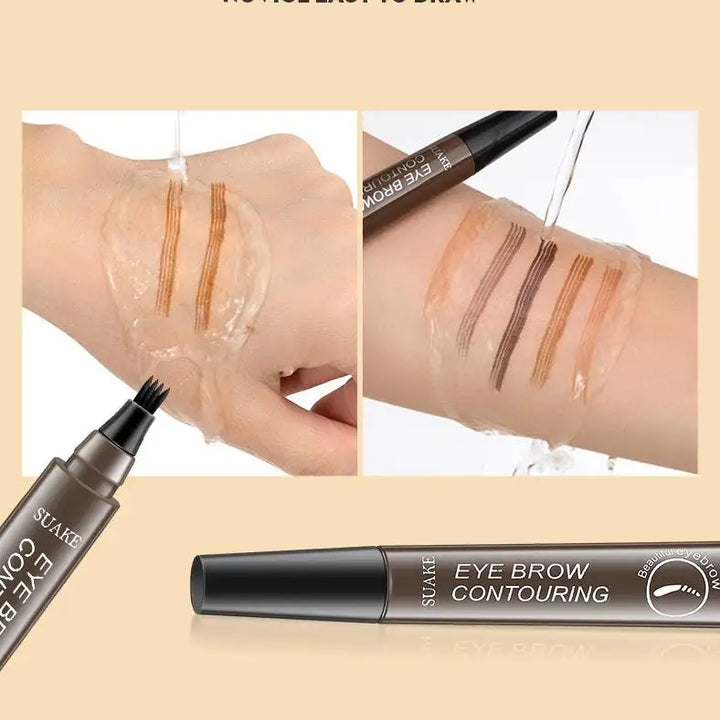 4 Point Eyebrow Pencil Maquillajes Para Mujer Waterproof Liquid Eyebrow Pen Makeup Long Lasting Cosmetic Microblade Brow Pencil